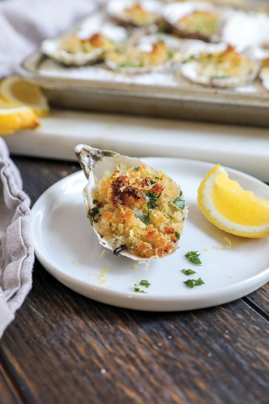 Buttery Roasted Oysters