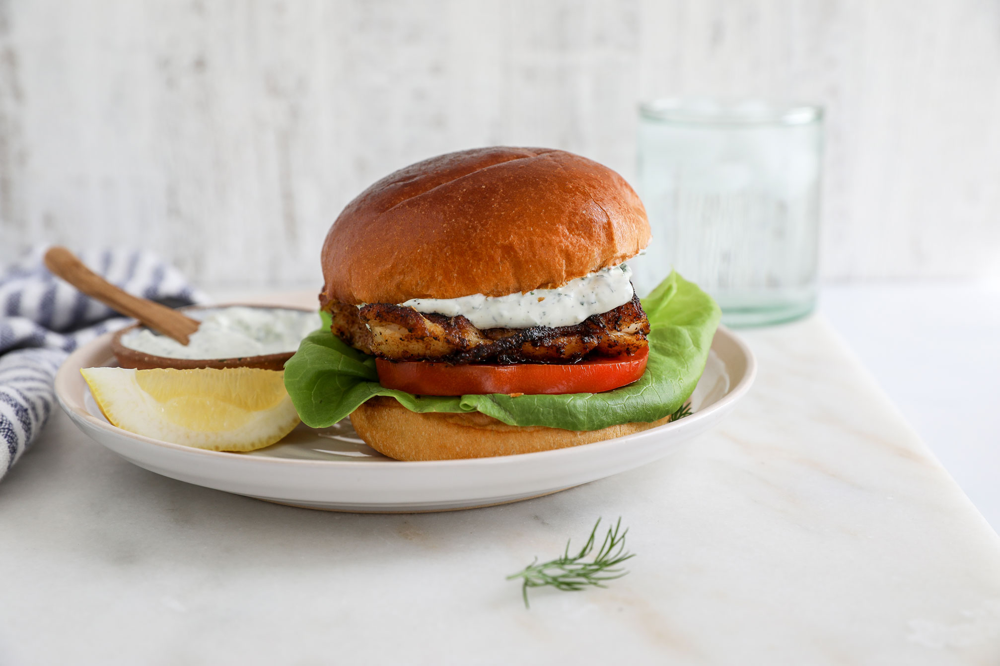 Blackened Fish Sandwich